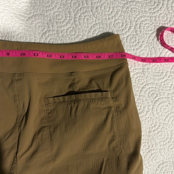 Tan Ankle Cropped Pants with Tapered Leg - Picture 13 of 13